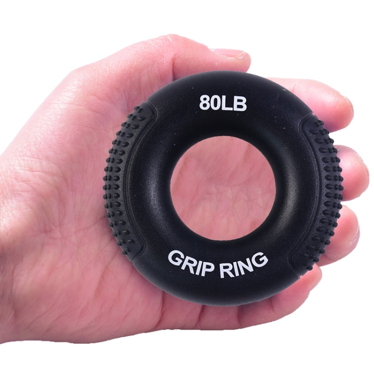 Silicone Gripper Finger Exercise Grip Ring, Specification: 60LB(Dot Orange), 20LB (Dot Green), 40LB (Dot Blue), 60LB(Dot Orange), 80LB(Dot Purple), 100LB (Dot Gray), 30LB (General Yellow), 40LB (General Rose Red), Universal point of 50LB blue          ...