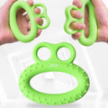 MAXSOINS MXO-DOUBLE-001 Frog Shape Finger Grip Training Device Finger Grip Ring, 20LB (Double-sided Green), 30LB (Double-sided Blue), 40LB (Double-sided Orange), 50LB (Double-sided Purple), 40LB (Bearded Grass Green), 20LB (Plane Green), 30LB (Plane Bl...