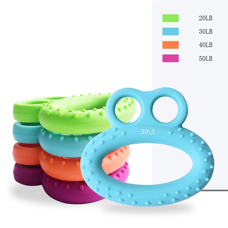 MAXSOINS MXO-DOUBLE-001 Frog Shape Finger Grip Training Device Finger Grip Ring, 20LB (Double-sided Green), 30LB (Double-sided Blue), 40LB (Double-sided Orange), 50LB (Double-sided Purple), 40LB (Bearded Grass Green), 20LB (Plane Green), 30LB (Plane Bl...
