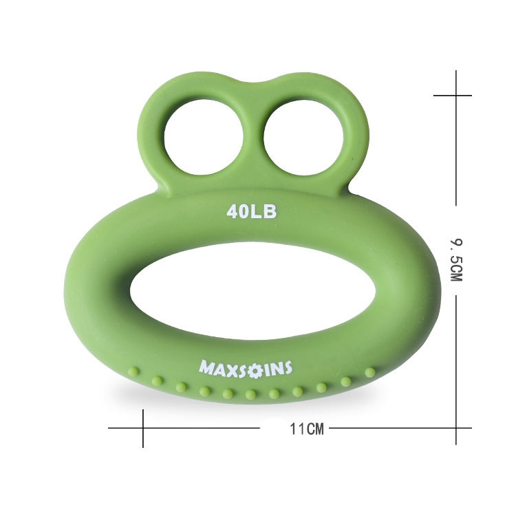 MAXSOINS MXO-DOUBLE-001 Frog Shape Finger Grip Training Device Finger Grip Ring, 20LB (Double-sided Green), 30LB (Double-sided Blue), 40LB (Double-sided Orange), 50LB (Double-sided Purple), 40LB (Bearded Grass Green), 20LB (Plane Green), 30LB (Plane Bl...