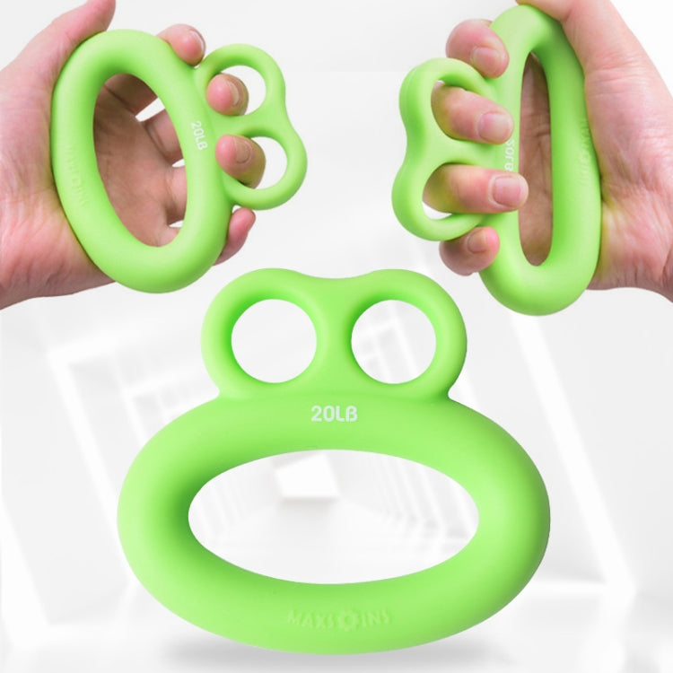 MAXSOINS MXO-DOUBLE-001 Frog Shape Finger Grip Training Device Finger Grip Ring, 20LB (Double-sided Green), 30LB (Double-sided Blue), 40LB (Double-sided Orange), 50LB (Double-sided Purple), 40LB (Bearded Grass Green), 20LB (Plane Green), 30LB (Plane Bl...