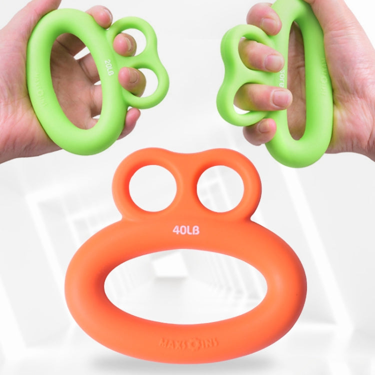 MAXSOINS MXO-DOUBLE-001 Frog Shape Finger Grip Training Device Finger Grip Ring, 20LB (Double-sided Green), 30LB (Double-sided Blue), 40LB (Double-sided Orange), 50LB (Double-sided Purple), 40LB (Bearded Grass Green), 20LB (Plane Green), 30LB (Plane Bl...