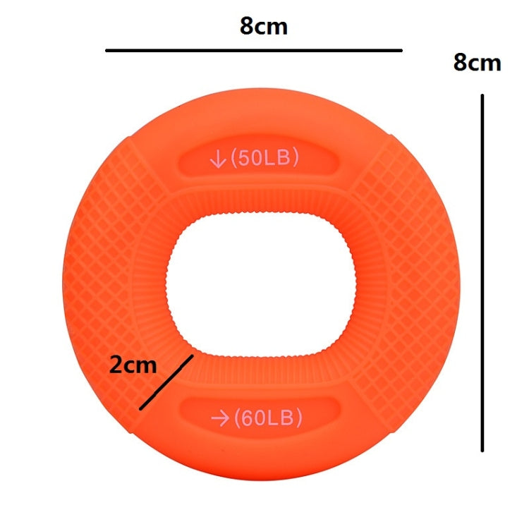 Adjustable Strength Silicone Gripper Arm Muscle Strength Rehabilitation Training Fitness Equipment, Colour: 20/30LB （Pink）, 20/30LB （Pink）, 30 / 40LB（Rose Red）, 40 / 50LB（Blue）, 50 / 60LB（Orange）, 70 / 80LB（Black）