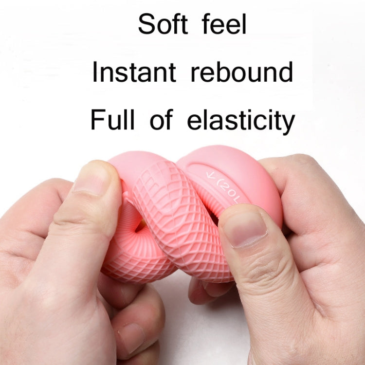 Adjustable Strength Silicone Gripper Arm Muscle Strength Rehabilitation Training Fitness Equipment, Colour: 20/30LB （Pink）, 20/30LB （Pink）, 30 / 40LB（Rose Red）, 40 / 50LB（Blue）, 50 / 60LB（Orange）, 70 / 80LB（Black）