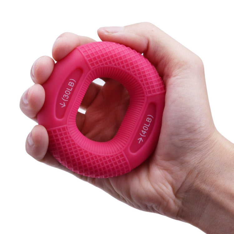 Adjustable Strength Silicone Gripper Arm Muscle Strength Rehabilitation Training Fitness Equipment, Colour: 20/30LB （Pink）, 20/30LB （Pink）, 30 / 40LB（Rose Red）, 40 / 50LB（Blue）, 50 / 60LB（Orange）, 70 / 80LB（Black）