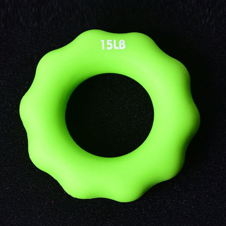 Silicone Finger Marks Grip Device Finger Exercise Grip Ring, Specification: 15LB (Green), 15LB (Green), 35LB (Blue), 55LB (Orange), 75LB (Purple), 95LB (Gray)
