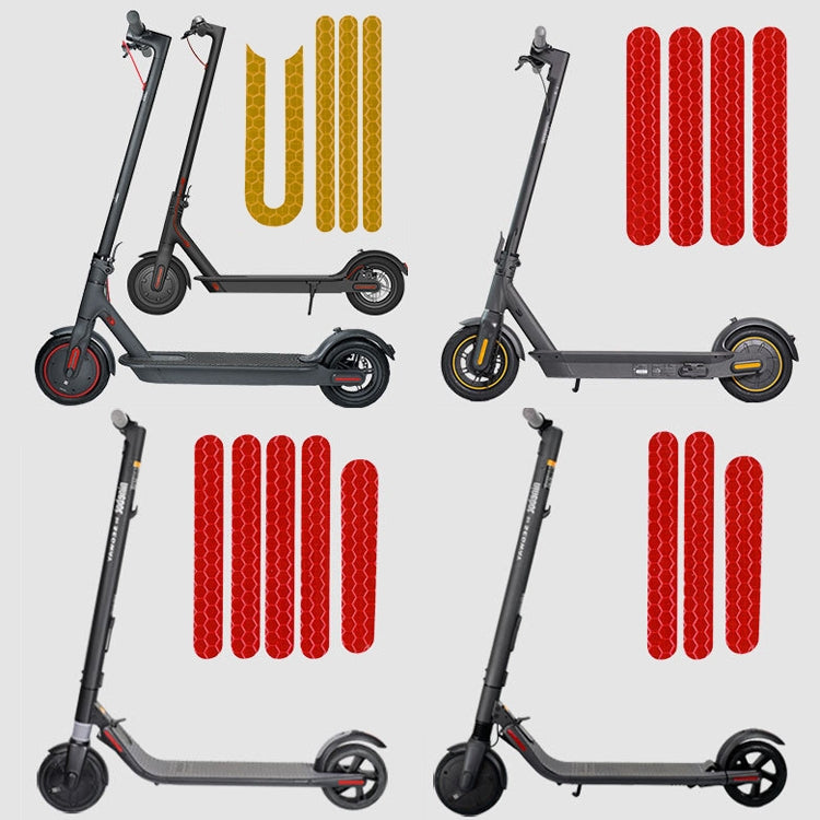 Scooter Stickers Reflective Cursor Scooter Mudguard Reflective Sticker For Ninebot ES2 (Yellow), For Xiaomi Mijia M365 / M365 Pro (White), For Xiaomi Mijia M365 / M365 Pro (Yellow), For Xiaomi Mijia M365 / M365 Pro (Blue), For Ninebot Max G30 (White)  ...