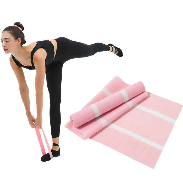 Latex Yoga Stretch Elastic Belt Hip Squat Resistance Band, Specification: 1500x150x0.35mm (Pure Cherry Pink), 1500x150x0.35mm (Pure Blue), 1500x150x0.35mm (Pure Purple), 1500x150x0.35mm (Two-color Pink), 1500x150x0.35mm (Two-color Blue)                ...