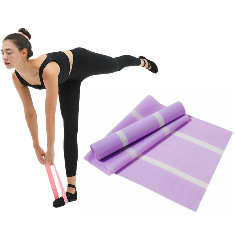 Latex Yoga Stretch Elastic Belt Hip Squat Resistance Band, Specification: 1500x150x0.35mm (Pure Cherry Pink), 1500x150x0.35mm (Pure Blue), 1500x150x0.35mm (Pure Purple), 1500x150x0.35mm (Two-color Pink), 1500x150x0.35mm (Two-color Blue)                ...