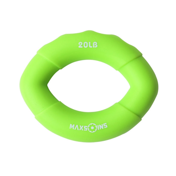 MAXSOINS MXO-009898 Silicone Finger Exercise Grip Device Olive Shape Rehabilitation Finger Pinch Device, Specification: 20LB(Red), 20LB(Green), 30LB(Yellow), 30LB(Pink), 40 pounds of blue, 50LB(Purple), 50LB(Orange), 60LB(Jade), 60LB(Gray), 70LB(Blue) ...