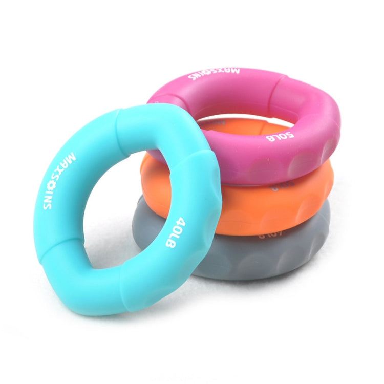 MAXSOINS MXO-009898 Silicone Finger Exercise Grip Device Olive Shape Rehabilitation Finger Pinch Device, Specification: 20LB(Red), 20LB(Green), 30LB(Yellow), 30LB(Pink), 40 pounds of blue, 50LB(Purple), 50LB(Orange), 60LB(Jade), 60LB(Gray), 70LB(Blue) ...