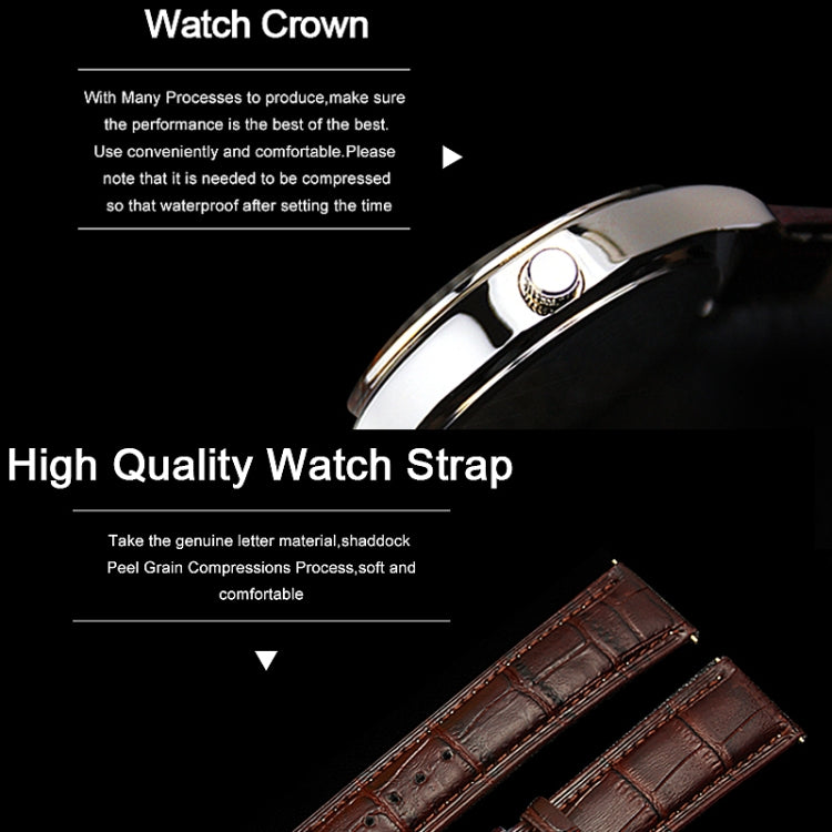 YAZOLE 308 Luminous Quartz Watch Men Watch, White Tray Brown Belt, White Tray Black Belt, Black Tray Black Belt, Black Tray Brown Belt, White Tray Silver Steel Strip, Black Tray Silver Steel Strip, Black Shell Black Tray Black Belt                     ...