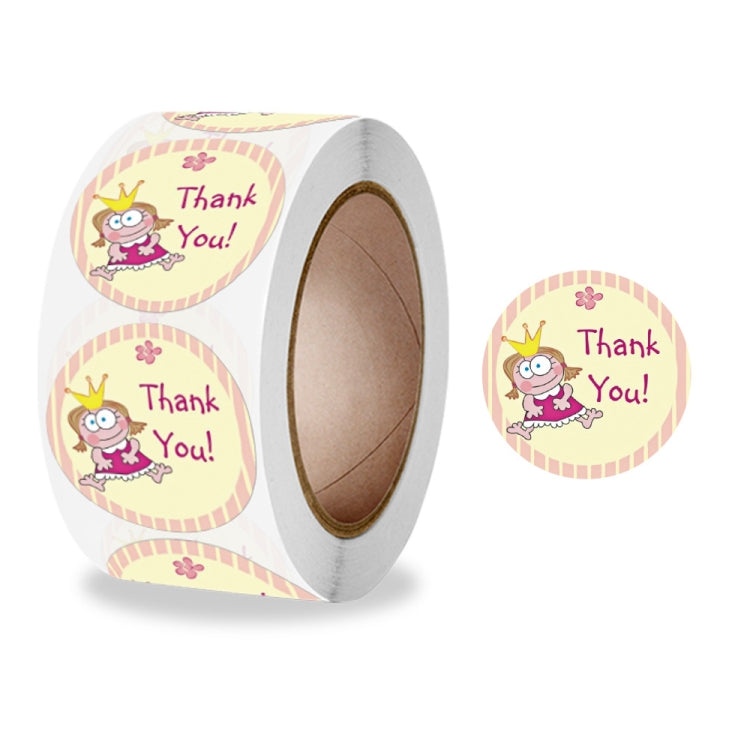 10 Rolls Seal Sticker Thank You Cute Animal Sticker Crafts Holiday Decoration Sticker, 2.5cm / 1 Inch