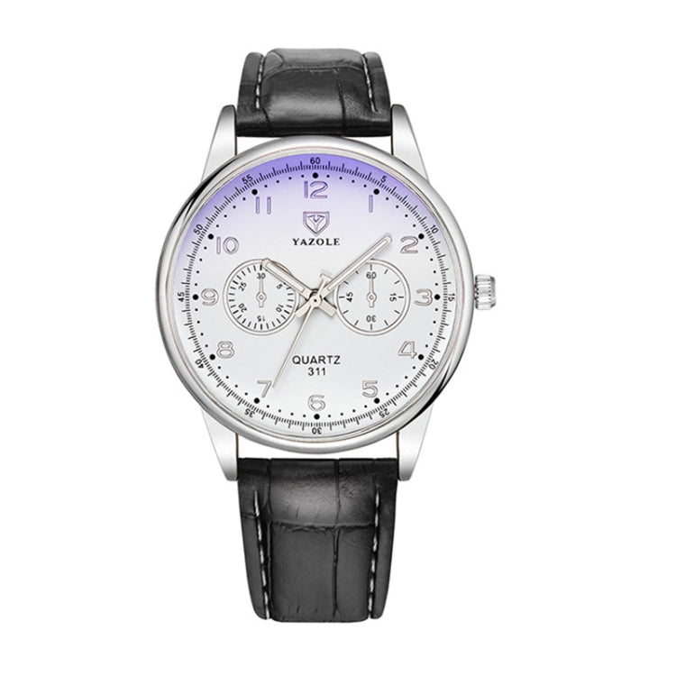 YAZOLE Men Business Quartz Watch, 314 Black Tray Black Belt, 314 Black Tray Brown Belt, 314 White Tray Black Belt, 314 White Tray Brown Belt, 311 Black Tray Black Belt, 311 Black Tray Brown Belt, 311 White Tray Black Belt, 311 White Tray Brown Belt    ...