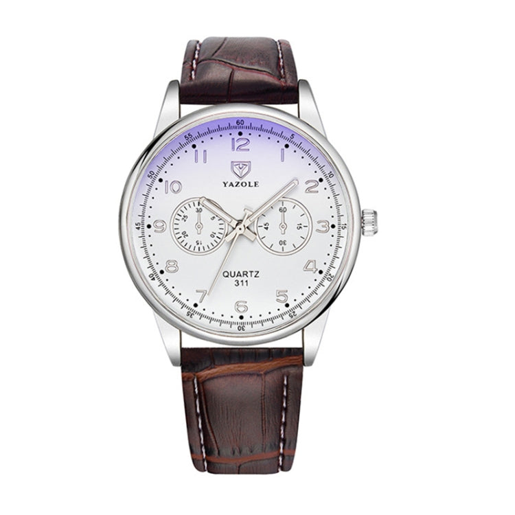YAZOLE Men Business Quartz Watch, 314 Black Tray Black Belt, 314 Black Tray Brown Belt, 314 White Tray Black Belt, 314 White Tray Brown Belt, 311 Black Tray Black Belt, 311 Black Tray Brown Belt, 311 White Tray Black Belt, 311 White Tray Brown Belt    ...