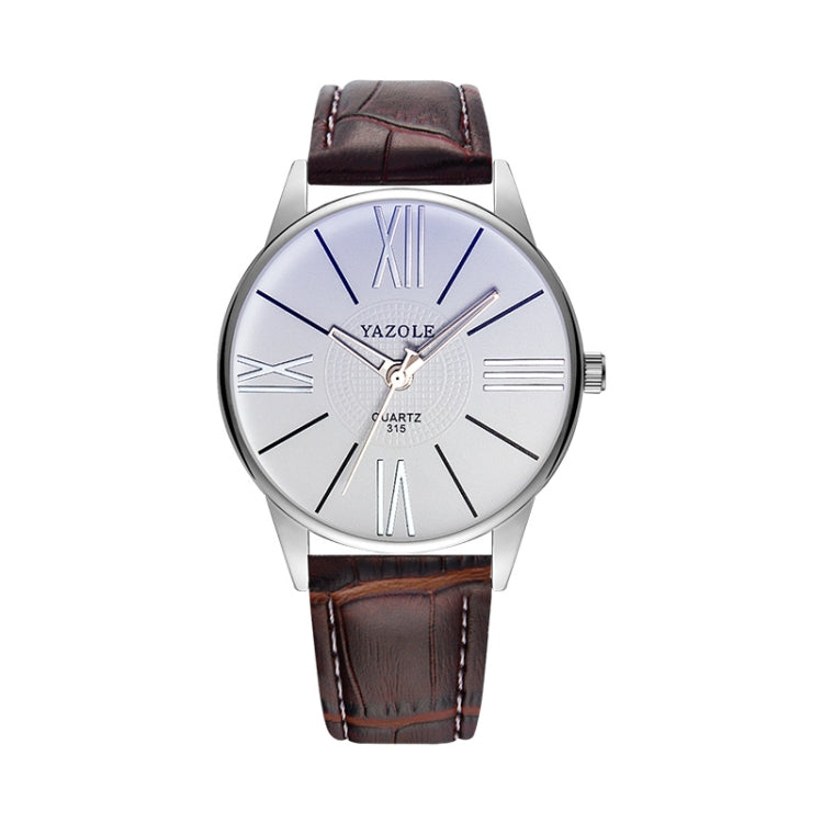 YAZOLE Men Business Quartz Watch, 314 Black Tray Black Belt, 314 Black Tray Brown Belt, 314 White Tray Black Belt, 314 White Tray Brown Belt, 311 Black Tray Black Belt, 311 Black Tray Brown Belt, 311 White Tray Black Belt, 311 White Tray Brown Belt    ...