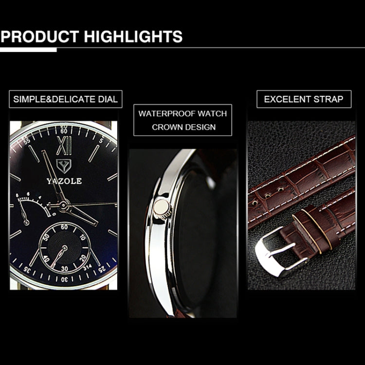 YAZOLE Men Business Quartz Watch, 314 Black Tray Black Belt, 314 Black Tray Brown Belt, 314 White Tray Black Belt, 314 White Tray Brown Belt, 311 Black Tray Black Belt, 311 Black Tray Brown Belt, 311 White Tray Black Belt, 311 White Tray Brown Belt    ...