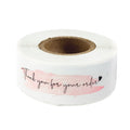 10 Rolls Rectangle Thank You Label Sticker, F106, F107, F108 White