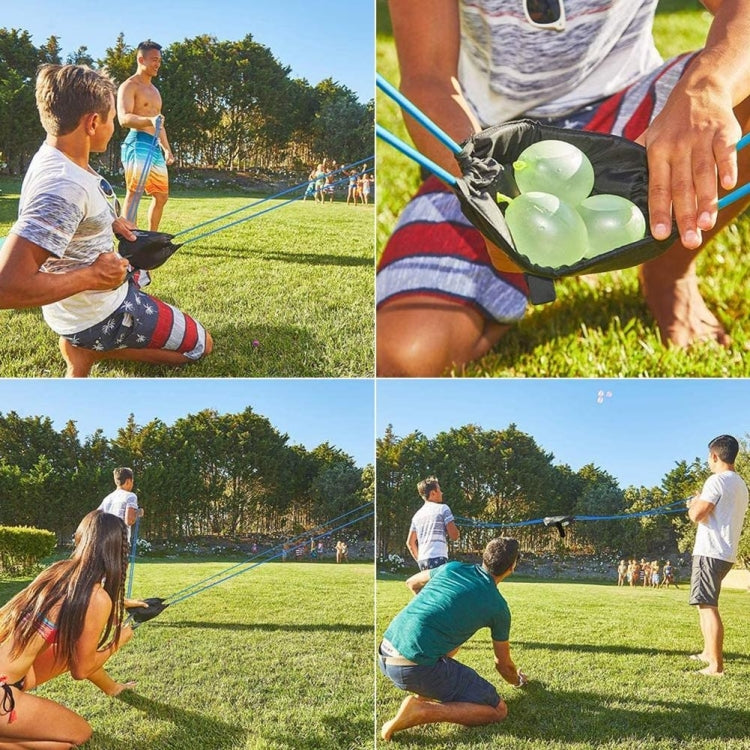 Outdoor Water Balloon Launcher Elastic 3 People Bomb Beach Party Toys, Line Length 1.5m, Line Length 2.1m, Line Length 0.7m