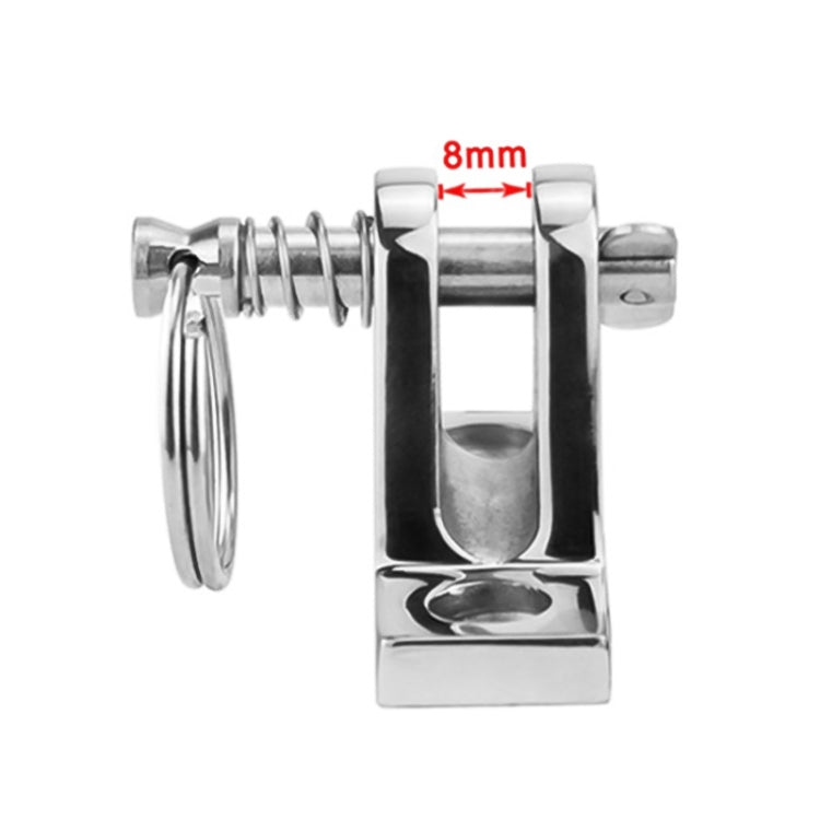 Mountain Type Seat Peg Ring 316 Stainless Steel Ship Accessories, 60 x 18mm