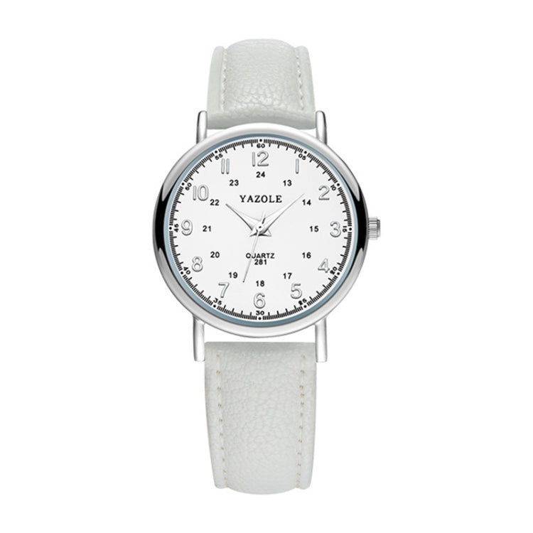 YAZOLE 281 Dual Digital Dial Simple Retro Business Couple Quartz Watch, Small Black Tray Brown Belt, Small White Tray Brown Belt, Small White Tray White Belt, Small White Tray Black Belt, Small White  Tray Red Belt, Small Black  Tray Black Belt        ...