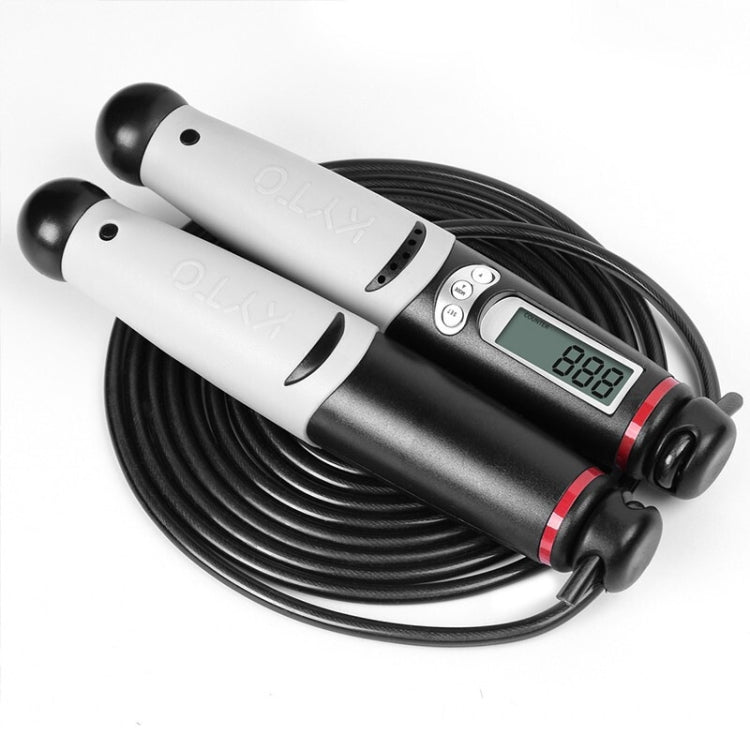 KYTO 2106C Cordless / Corded Dual-Use Calorie Electronic Counting Skipping Rope Adult Fitness Timing Skipping Rope with Horn, Cordless / Corded Dual-Use with Horn