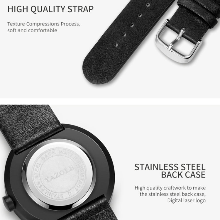 YAZOLE Simple Fashion Quartz Couple Watch, 521 Black Shell Black Tray Black Belt, 521 Black Shell Black Tray Brown Belt, 521 Silver Shell White Tray Black Belt, 521 Silver Shell White Tray BrownBelt, 523 Black Shell Black Tray Black Belt               ...