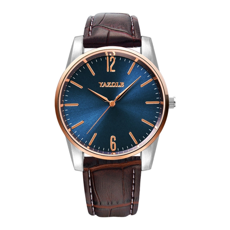 YAZOLE Simple Digital Two-color Dial Quartz Men Watch, 541 Blue Tray Black Belt, 541 Blue Tray Brown Belt, 541 Brown Tray Black Belt, 541 Brown Tray Brown Belt, 542 Blue Tray Black Belt, 542 Blue Tray Brown Belt, 542 Brown Tray Black Belt              ...