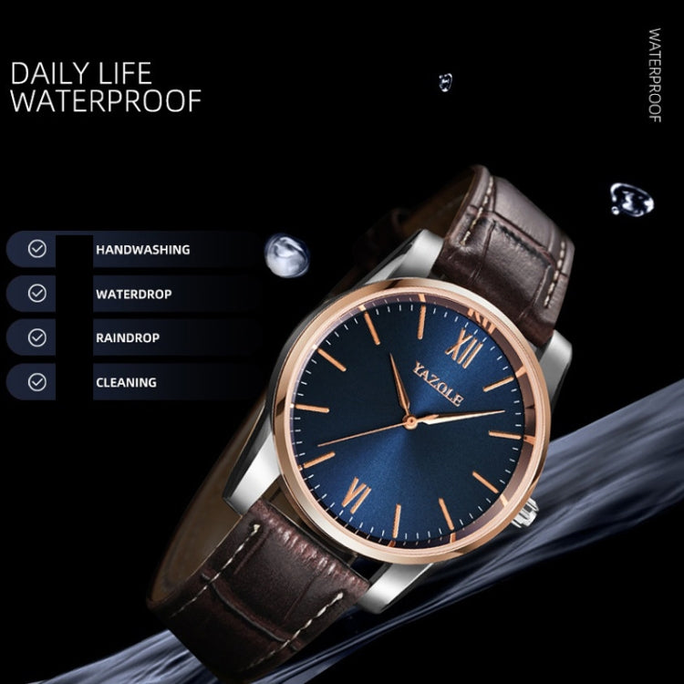 YAZOLE Simple Digital Two-color Dial Quartz Men Watch, 541 Blue Tray Black Belt, 541 Blue Tray Brown Belt, 541 Brown Tray Black Belt, 541 Brown Tray Brown Belt, 542 Blue Tray Black Belt, 542 Blue Tray Brown Belt, 542 Brown Tray Black Belt              ...