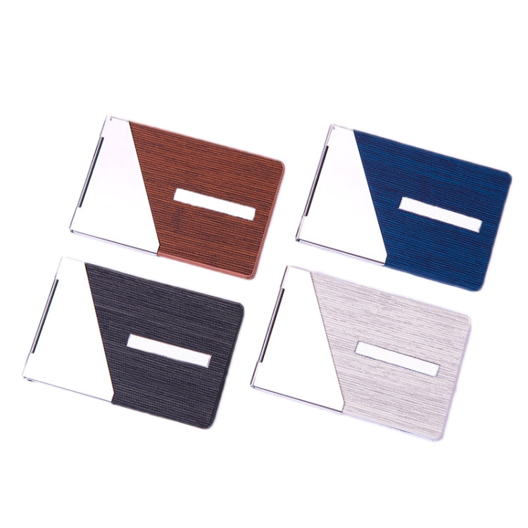 Motor Vehicle Driver License Metal Document Holder, Stripe Black, Stripe Coffee, Stripe Blue, Stripe Gray