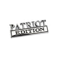 2 PCS Patriot Edition Metal Leaf Board Car Stickers Back Tail Box Label, PATRIOT