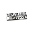 2 PCS Car Modified Metal Car Standard DEPLORABLE Edition Car Stickers, DEPLORABLE