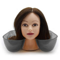 Potion Tank Shoulder Rest Hair Salon Curly Hair Perm Dye Transparent Shoulder Rest Hairdressing Tools, Black, Brown