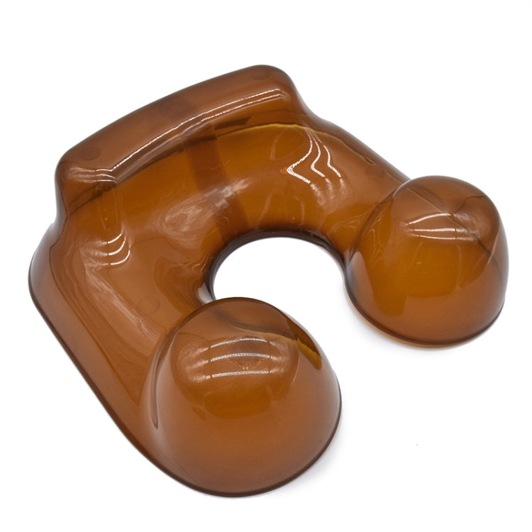 Potion Tank Shoulder Rest Hair Salon Curly Hair Perm Dye Transparent Shoulder Rest Hairdressing Tools, Black, Brown