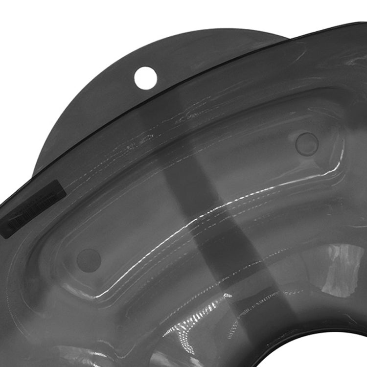 Potion Tank Shoulder Rest Hair Salon Curly Hair Perm Dye Transparent Shoulder Rest Hairdressing Tools, Black, Brown