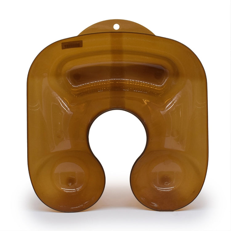 Potion Tank Shoulder Rest Hair Salon Curly Hair Perm Dye Transparent Shoulder Rest Hairdressing Tools, Black, Brown