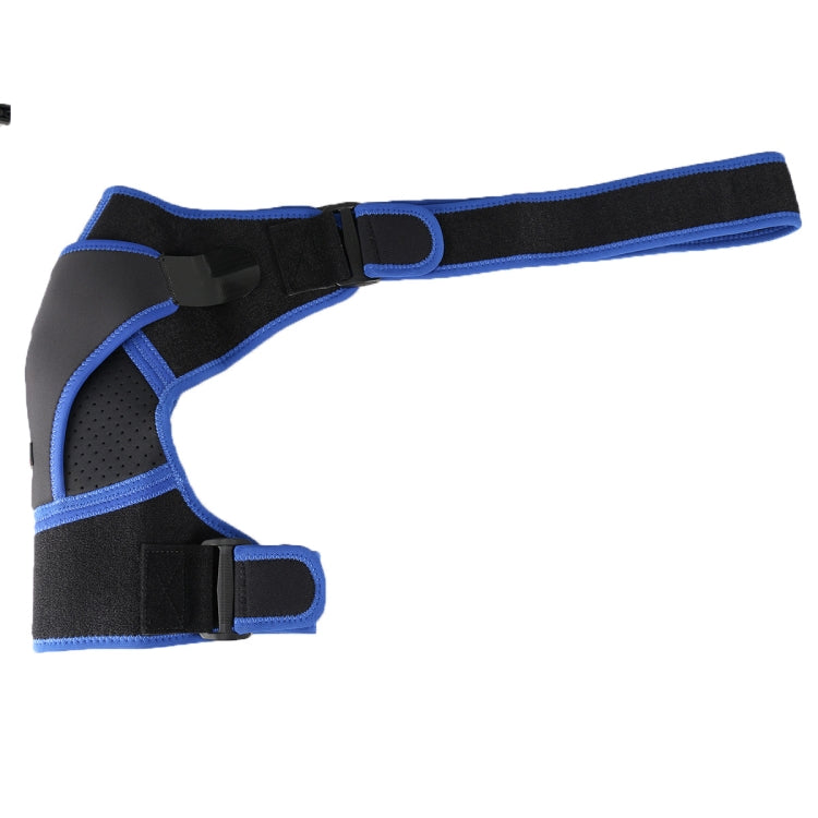 G06 Four-Direction Adjustable Pressure And Breathable Shoulder Pad Sports Protective Gear，Style:, Ordinary Version M (Black Blue), Ordinary Version L(Black Blue), Airbag Version M (Black Blue), Airbag Version L (Black And Blue), Ordinary Version M (Bla...