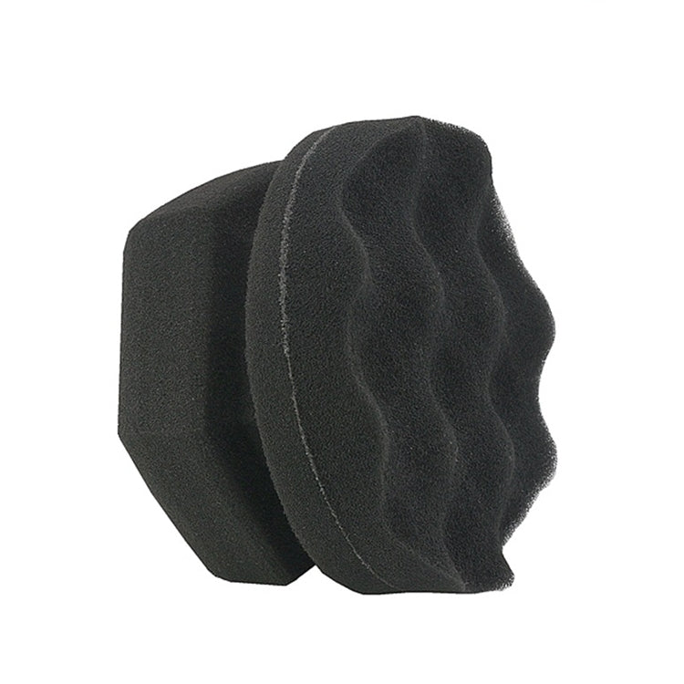 Hand-Grabbing Waves High Density Car Tire Wax Sponge Leather Wax Sponge, Specification:, Small, Large