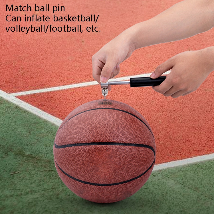 Bicycle Small Aluminum Alloy Pump Portable Mini Basketball Feeding Tube, Aluminum Alloy Pump(Black), Aluminum Alloy Pump(Red), Aluminum Alloy Pump(Blue), Aluminum Alloy Pump(Silver), Aluminum Alloy Pump(Golden)
