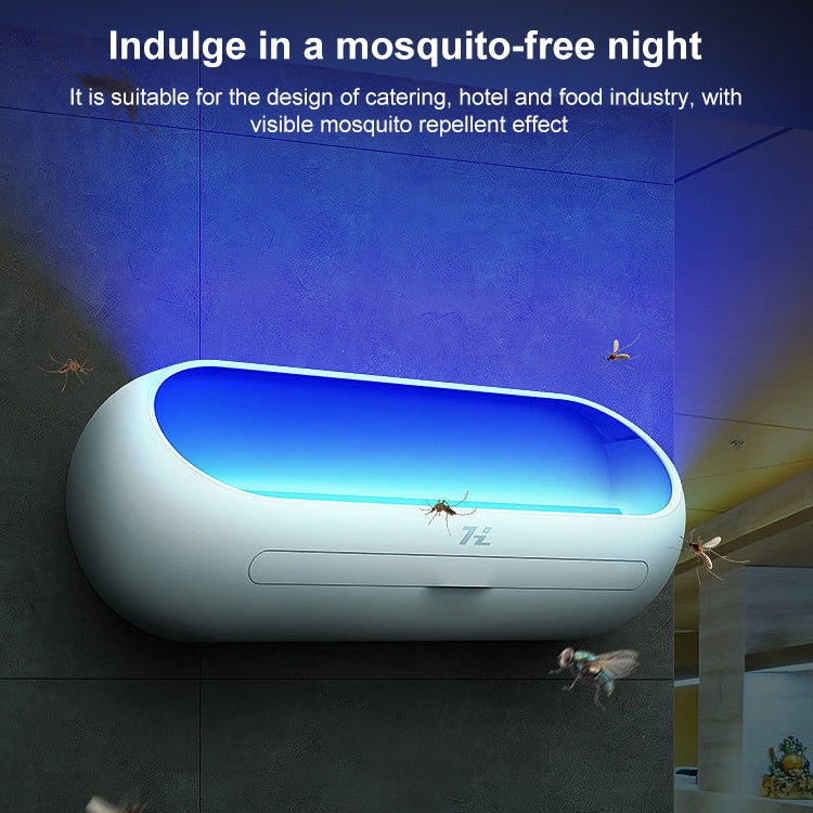 HanZhang Sticky Trap Mosquito Lamp Restaurant Hotel Hanging Electronic Fly Killer CN Plug, Specification:, White 8W Single Lamp Tube 2 Light Tube, White 16W Double Lamp Tube 2 Light Tube, White 16W Double Lamp Tube 4 Light Tube                         ...