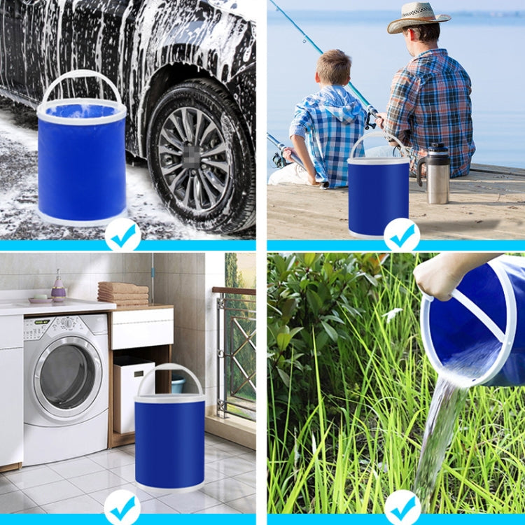 Car Folding Telescopic Bucket Portable Car Washing Special Bucket Outdoor Travel Fishing Bucket, 3 PCS  9L, 3 PCS 11L, 3 PCS  13L, 20L