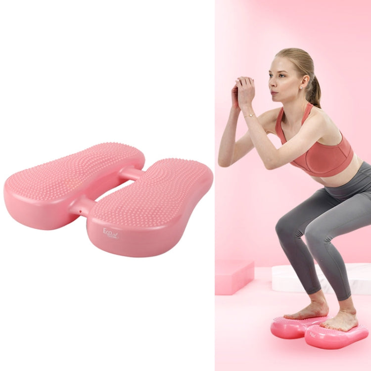 Home Fitness Yoga Balance Inflatable Foot Pad Aerobic Step Training Leg Relaxation Massage Pad, Yoga Inflatable Massage Pad (Blue), Yoga Inflatable Massage Pad (Pink)
