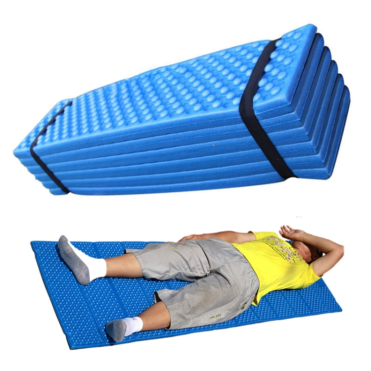 Outdoor Egg Nest Folding Moisture-Proof Pad Thickening Nap Mat Portable Camping Mat, 188x61x2cm Red, 188x61x2cm Blue, 188x61x2cm Orange, 188x61x2cm Army Green, 188x61x2cm Purple