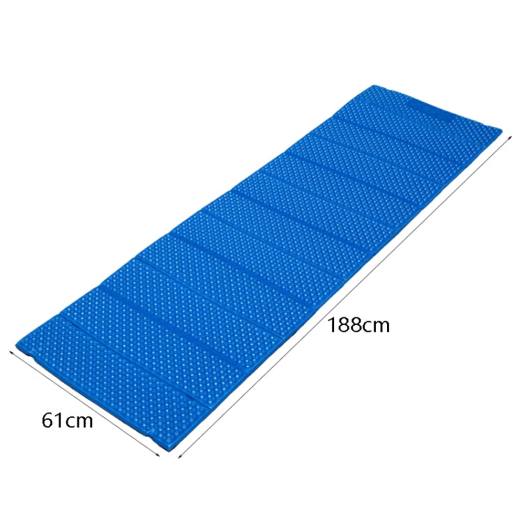 Outdoor Egg Nest Folding Moisture-Proof Pad Thickening Nap Mat Portable Camping Mat, 188x61x2cm Red, 188x61x2cm Blue, 188x61x2cm Orange, 188x61x2cm Army Green, 188x61x2cm Purple