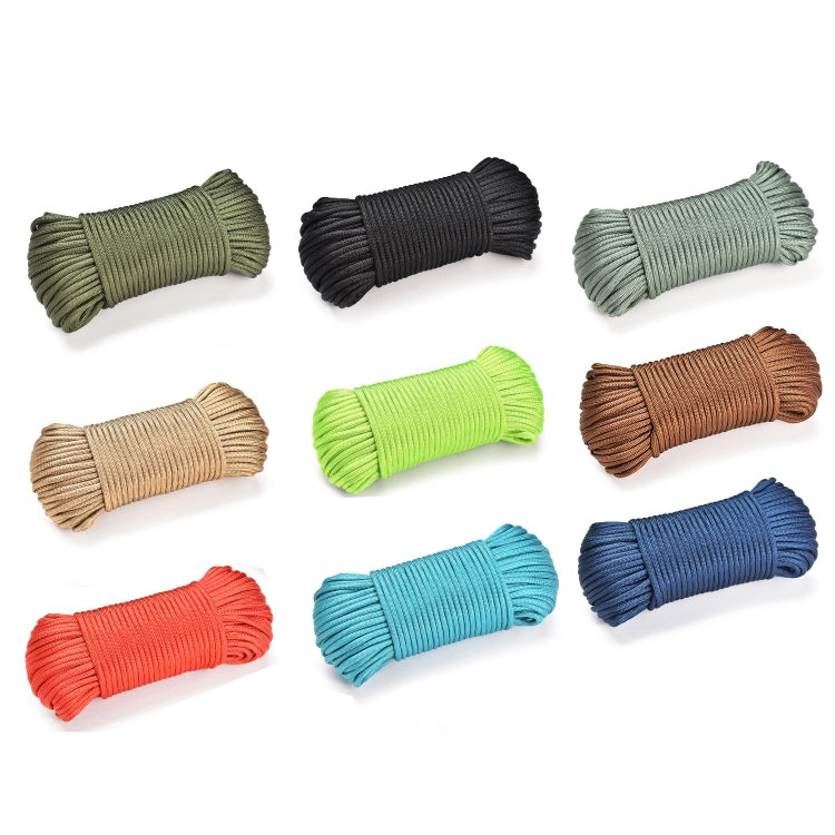 10-Core 31m Umbrella Rope Outdoor Traction Rescue Binding Rope Clothesline Tent Rope Climbing Rope, 31m Random Color Delivery