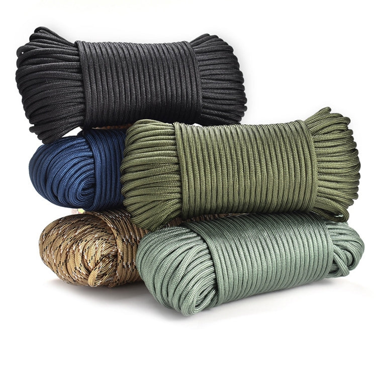 10-Core 31m Umbrella Rope Outdoor Traction Rescue Binding Rope Clothesline Tent Rope Climbing Rope, 31m Random Color Delivery