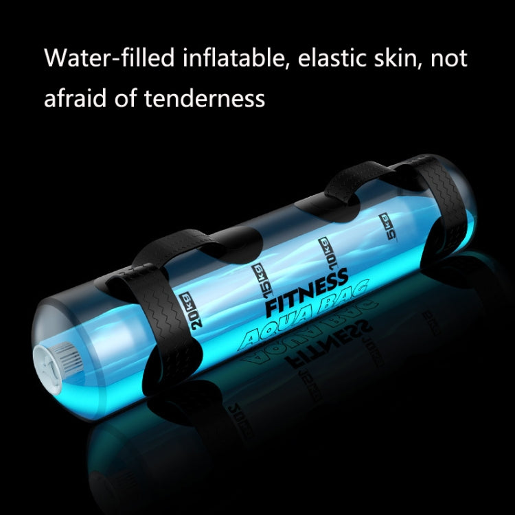 Portable Foldable Water-Filled Inflatable Weight Bag Weightlifting Balance Strength Training Fitness Weight Bag, 20kg (Transparent), 25kg (Transparent), 30kg (Transparent), 35kg (Transparent)