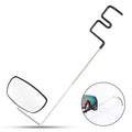 WEST BIKING Bicycle Riding Glasses Mini Rearview Mirror Multi-Angle Adjustable Flat Mirror, Helmet Mini  Rearview Mirror