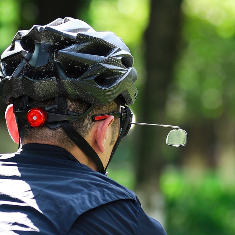 WEST BIKING Bicycle Riding Glasses Mini Rearview Mirror Multi-Angle Adjustable Flat Mirror, Helmet Mini  Rearview Mirror