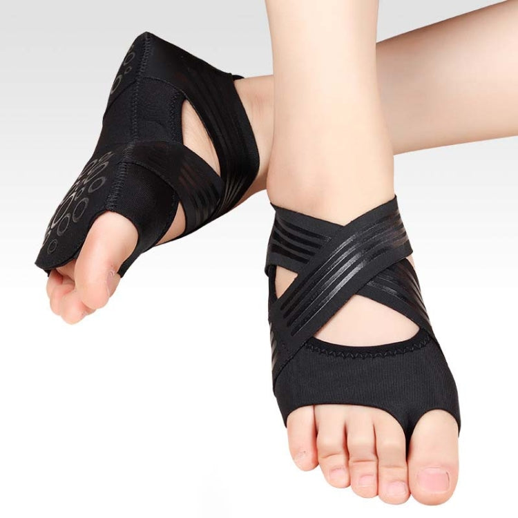 A Pair Fitness Soft-Soled Lightweight Non-Slip Yoga Shoes Five-Finger Dance Shoes, 35 / 36 Black, 37 / 38 Black, 39 / 40 Black